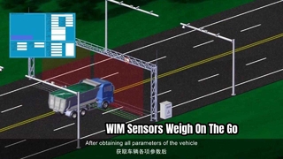 Sensores WIM: peso preciso do veículo em movimento